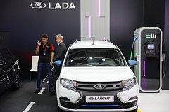 В России запустили производство электрических Lada Largus